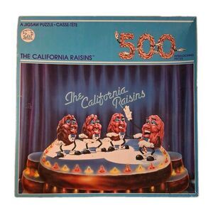 Vtg California Raisins Jigsaw Puzzle 500 Piece 1988 18" x 24"  NOS Sealed Pieces